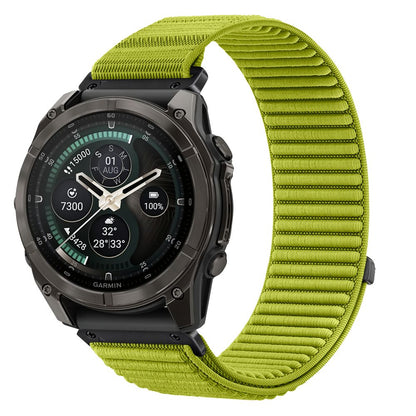 Pasek Tech-Protect NylonLoop na Garmin Fenix 5X / 5X Plus / 6X / 6X Pro / 7X / 8 / 8 Pro / 9 / 9 Pro (51 mm) - limonkowy_0