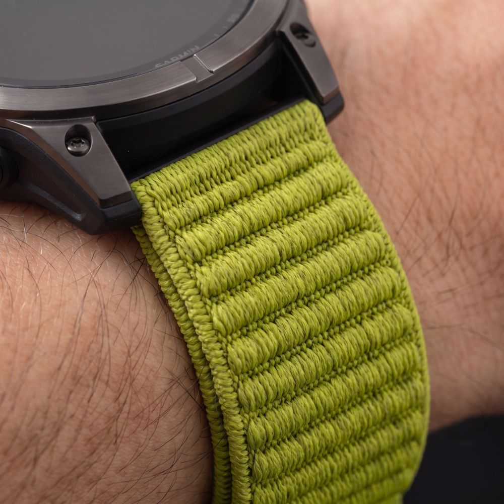 Pasek Tech-Protect NylonLoop na Garmin Fenix 5X / 5X Plus / 6X / 6X Pro / 7X / 8 / 8 Pro / 9 / 9 Pro (51 mm) - limonkowy_8