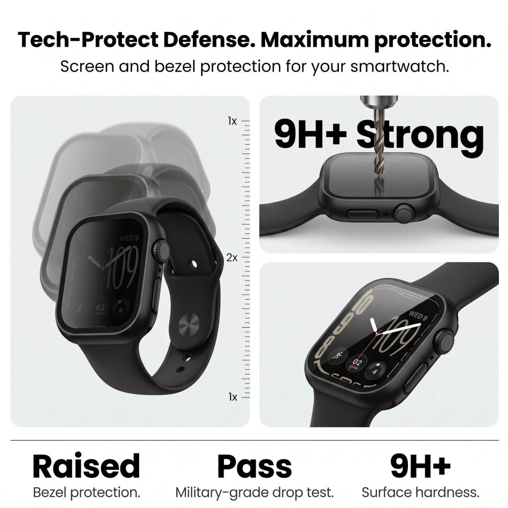 Etui Tech-Protect Defense Titanium & Clear 2-Pack na Apple Watch 49 mm_10