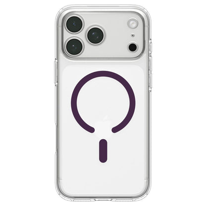 Etui Spigen Ultra Hybrid Mag MagSafe na iPhone 18 Pro Max / 17 Pro Max - przezroczysto-burgundowe_3