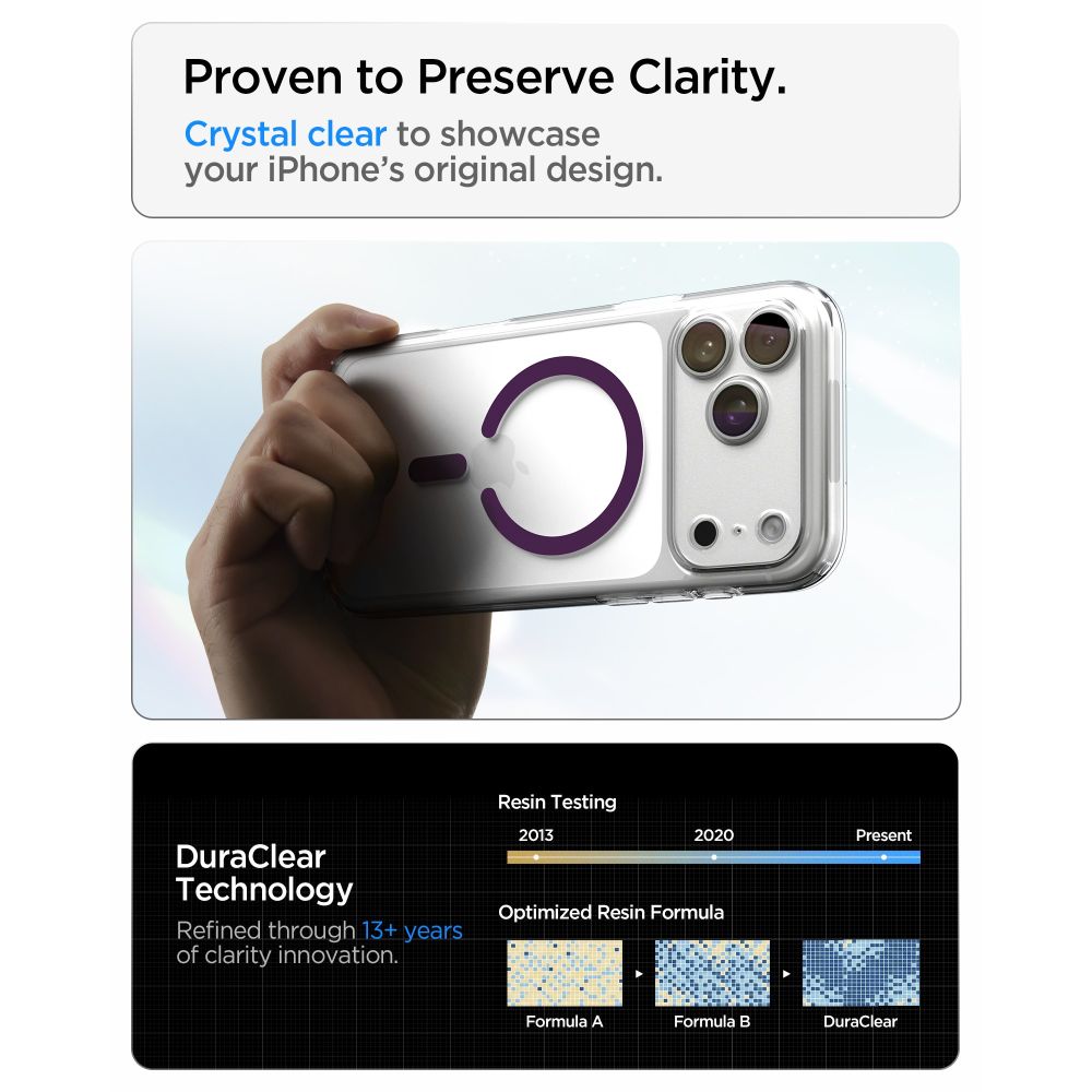 Etui Spigen Ultra Hybrid Mag MagSafe na iPhone 18 Pro Max / 17 Pro Max - przezroczysto-burgundowe_7