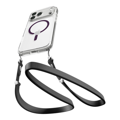 Hard Case Spigen Ultra Hybrid with MagSafe for Apple iPhone 18 Pro / 17 Pro, Clear Dark Cherry ACS12335_7