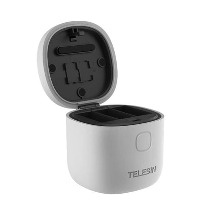 3-slot waterproof charger Allin box Telesin for GoPro Hero 12 / Hero 11 / Hero 10 / Hero 9_0