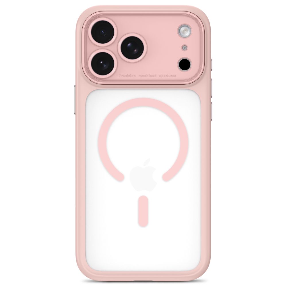 Etui Tech-Protect MagPeak MagSafe CC na iPhone 18 Pro / 17 Pro - różowe matowe_2
