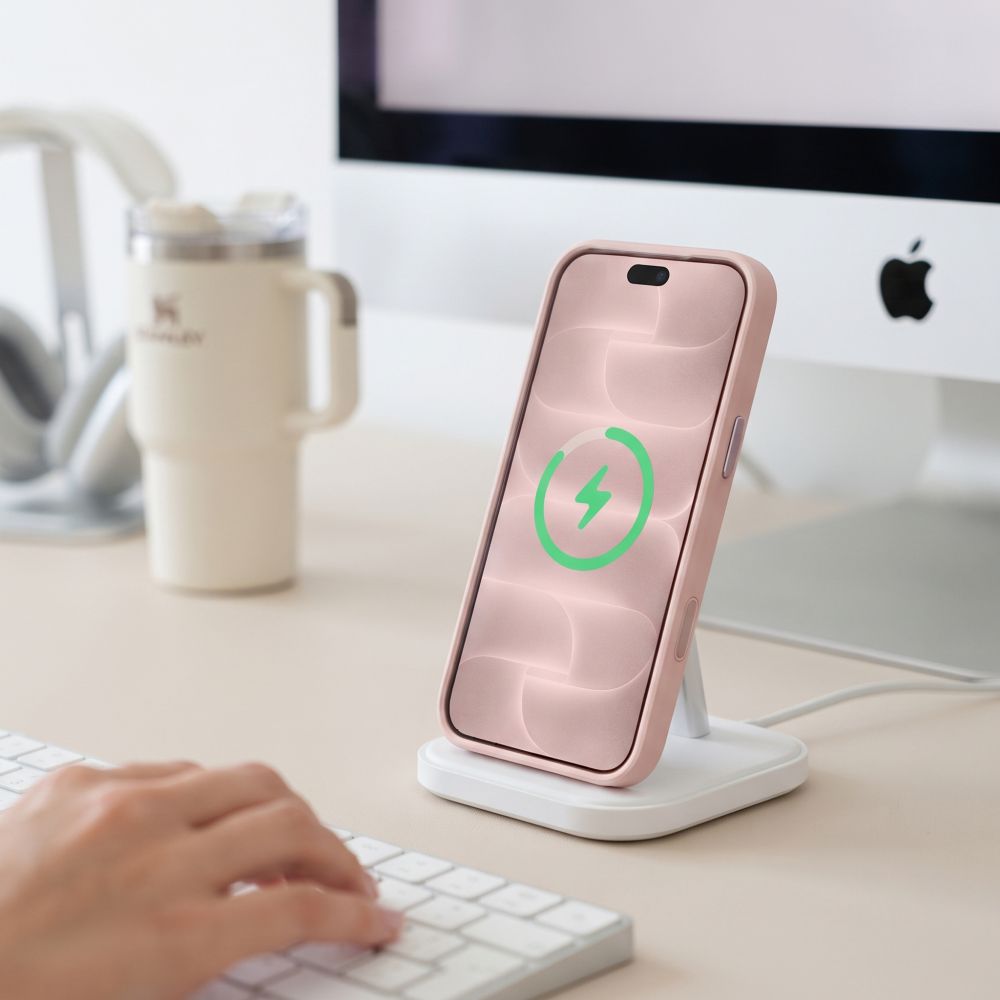 Etui Tech-Protect MagPeak MagSafe CC na iPhone 18 Pro / 17 Pro - różowe matowe_4