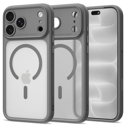 Etui Tech-Protect MagPeak MagSafe CC na iPhone 18 Pro / 17 Pro - szare matowe_0