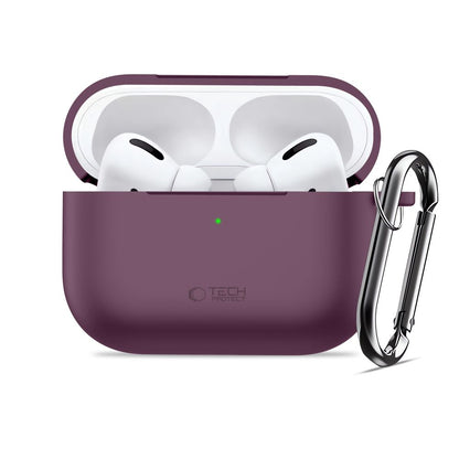 Etui Tech-Protect Silicone Hook na Apple AirPods 3 - burgundowe_2