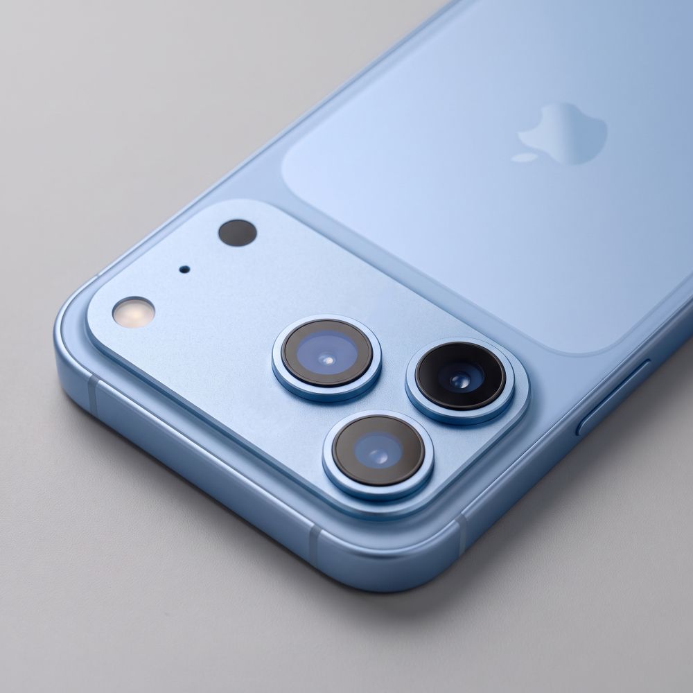 Szkło hartowane na wyspę apartu Tech-Protect Camfull Fit+ na iPhone 18 Pro - jasnoniebieskie_5