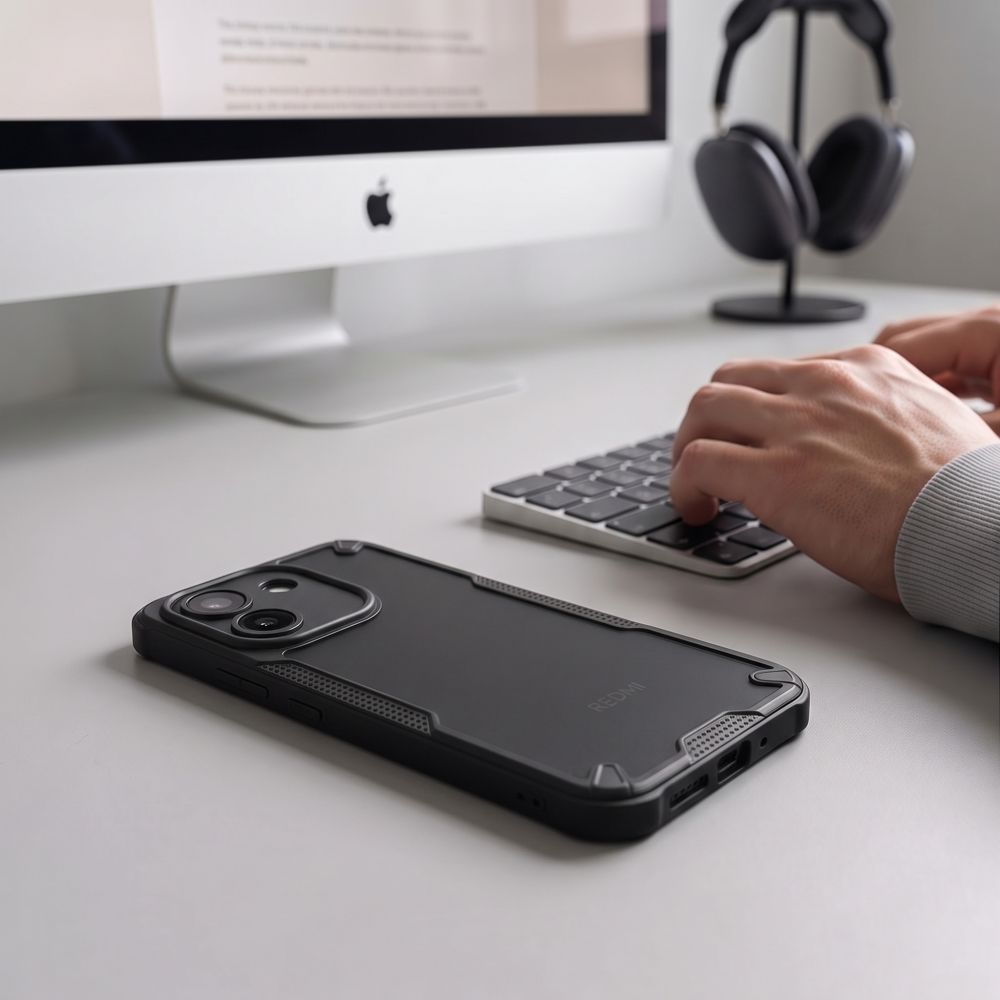 Etui Tech-Protect Rugged Shield na Xiaomi Redmi Note 17 Pro Max 5G - czarne matowe_3