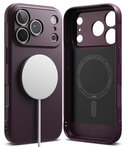 Etui Ringke Onyx Magsafe na iPhone 18 Pro / 17 Pro - burgundowe_1