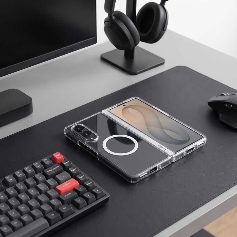 Etui Tech-Protect MagPeak MagSafe na Samsung Galaxy Z Fold 8 - przezroczyste_4