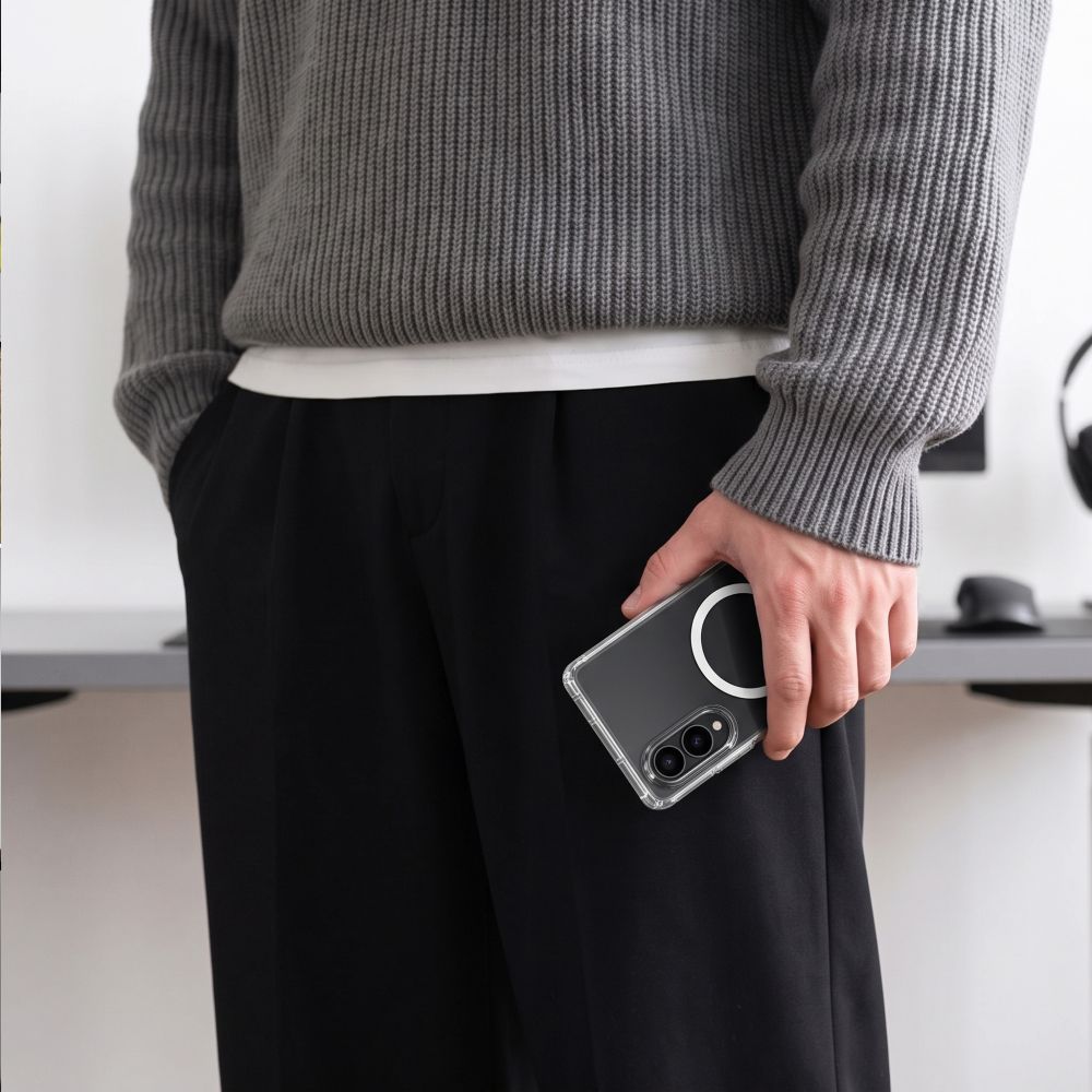 Etui Tech-Protect MagPeak MagSafe na Samsung Galaxy Z Fold 8 - przezroczyste_6