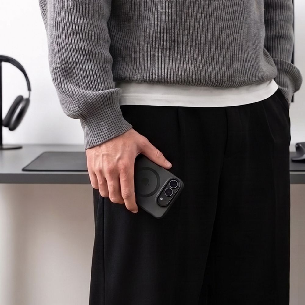 Etui Tech-Protect MagPeak MagSafe CC na iPhone Duo - czarne matowe_6