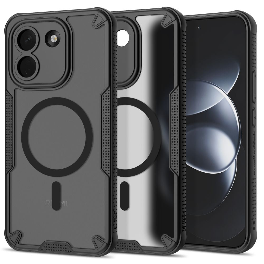 Etui Tech-Protect Rugged Shield MagSafe na Xiaomi Redmi Note 17 Pro Max 5G - czarne matowe_0