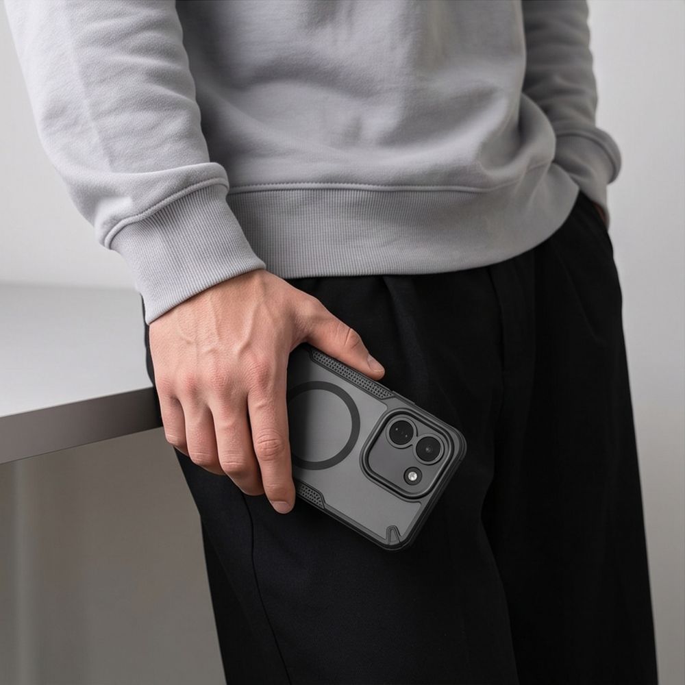 Etui Tech-Protect Rugged Shield MagSafe na Xiaomi Redmi Note 17 Pro Max 5G - czarne matowe_6