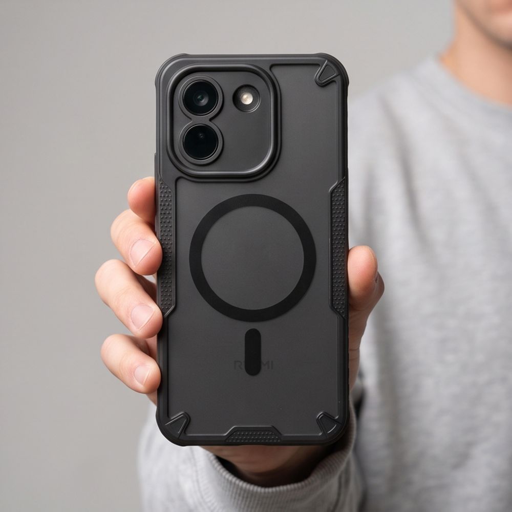 Etui Tech-Protect Rugged Shield MagSafe na Xiaomi Redmi Note 17 Pro Max 5G - czarne matowe_7