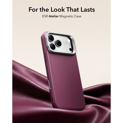 ESR Atelier Kickstand MagSafe Case for iPhone 18 Pro Max / 17 Pro Max - Burgundy_1