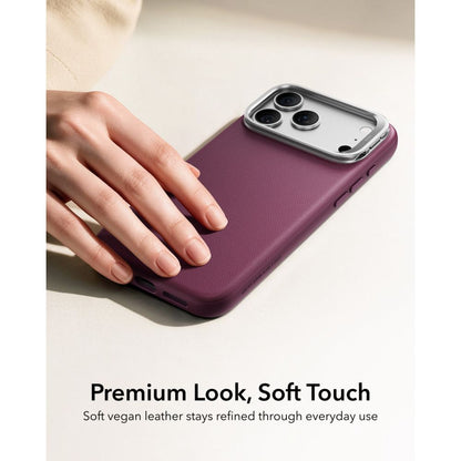 ESR Atelier Kickstand MagSafe Case for iPhone 18 Pro Max / 17 Pro Max - Burgundy_2