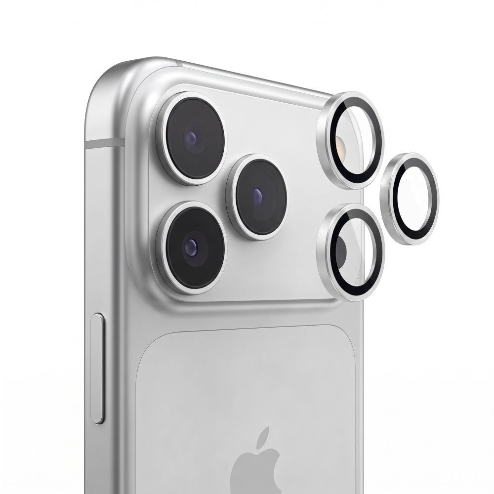 Tempered glass camera protector Tech-Protect Camring Fit+ for iPhone 18 Pro / 18 Pro Max - silver_2
