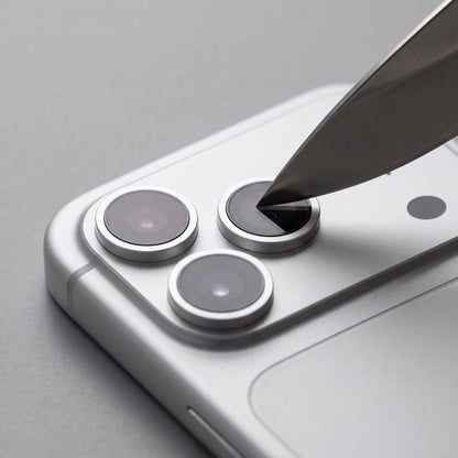 Tempered glass camera protector Tech-Protect Camring Fit+ for iPhone 18 Pro / 18 Pro Max - silver_5