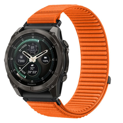 Tech-Protect NylonLoop Band for Garmin Fenix 5 / 6 / 6 Pro / 7 / 8 / 8 Pro / 9 / 9 Pro (47 mm) - orange_0
