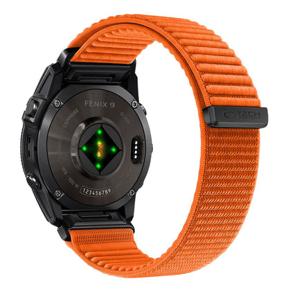 Tech-Protect NylonLoop Band for Garmin Fenix 5 / 6 / 6 Pro / 7 / 8 / 8 Pro / 9 / 9 Pro (47 mm) - orange_1