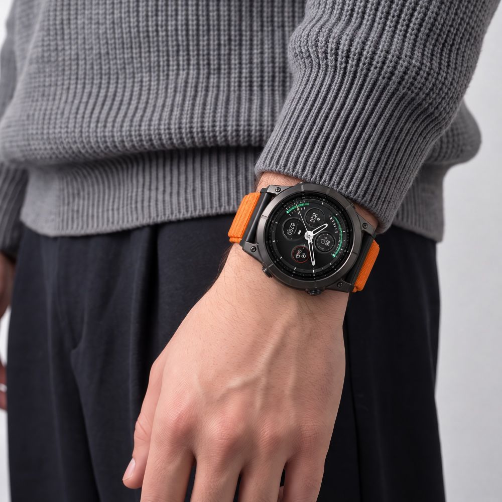 Tech-Protect NylonLoop Band for Garmin Fenix 5 / 6 / 6 Pro / 7 / 8 / 8 Pro / 9 / 9 Pro (47 mm) - orange_8