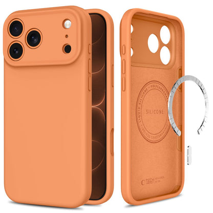 Tech-Protect Silicone MagSafe Case for iPhone 18 Pro Max / 17 Pro Max - orange_0