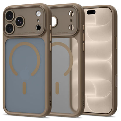 Tech-Protect MagPeak MagSafe CC Case for iPhone 18 Pro Max / 17 Pro Max - Matte Beige_0