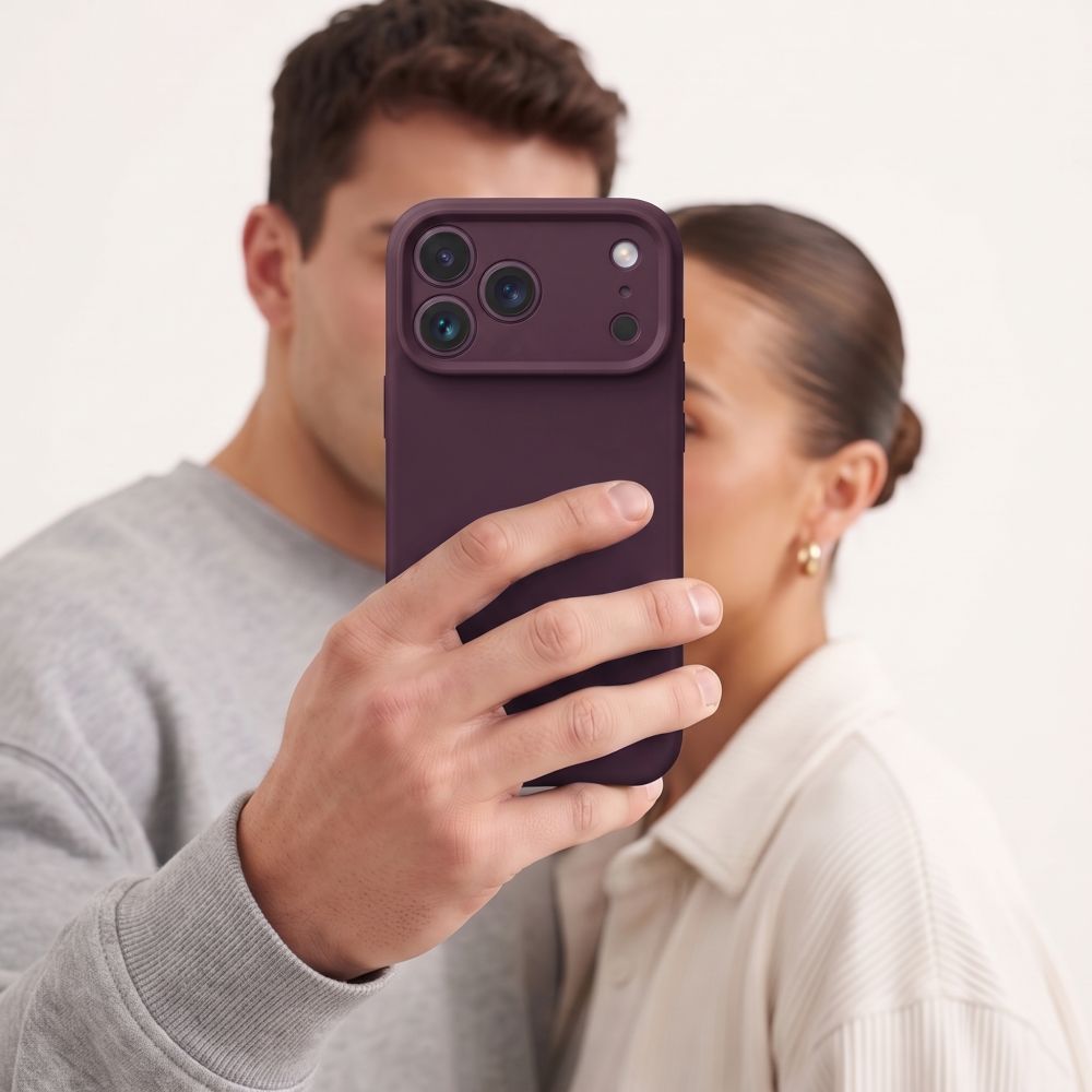 Tech-Protect Silicone MagSafe Case for iPhone 18 Pro / 17 Pro - Burgundy_6