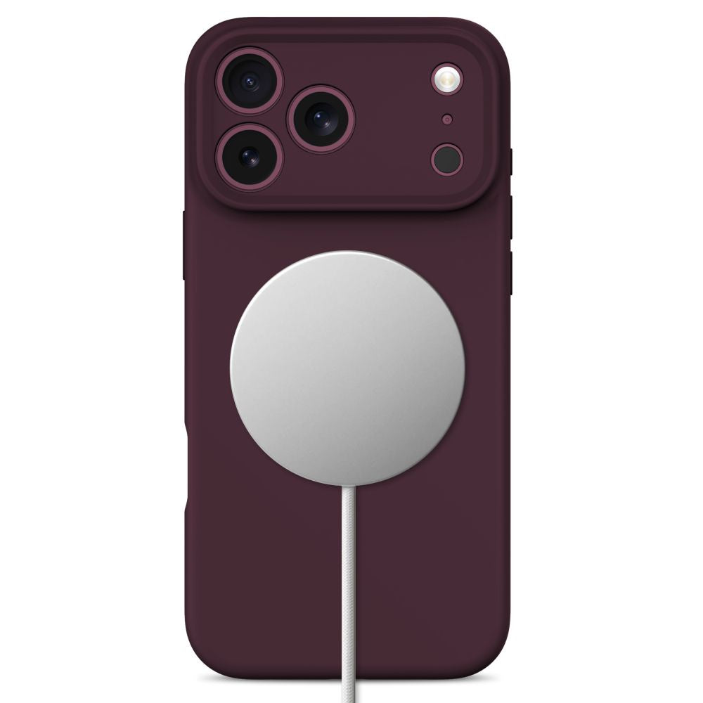 Tech-Protect Silicone MagSafe Case for iPhone 18 Pro / 17 Pro - burgundy_3