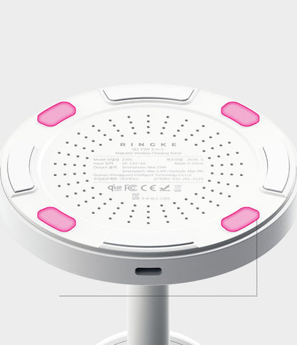 Ringke 3in1 Magnetic MagSafe 25W QI2.2 Wireless Charger - white_2