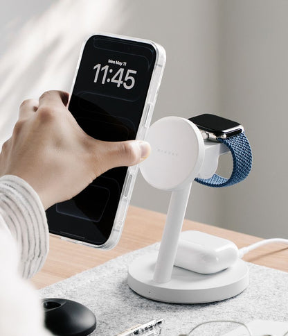 Ringke 3in1 Magnetic MagSafe 25W QI2.2 Wireless Charger - white_5