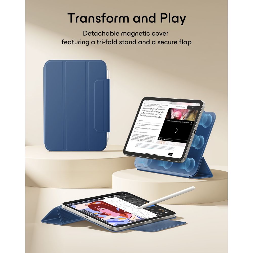 ESR Rebound Magnetic case for iPad Mini 8 8.3" - navy blue_1