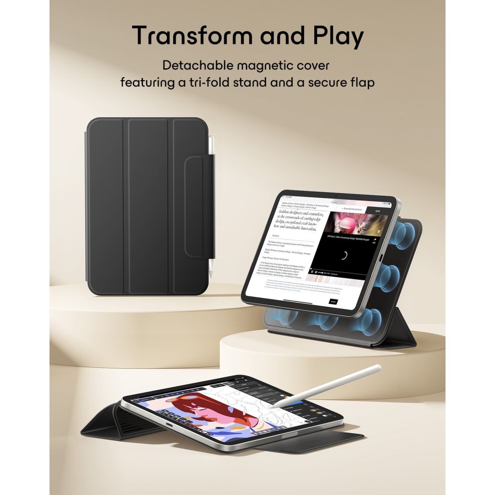 ESR Rebound Magnetic Case for iPad Mini 8 8.3" - black_1