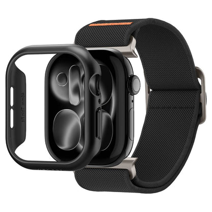 Spigen Thin Fit case + Spigen Lite Fit Ultra band set for Apple Watch (46 mm) - black_0