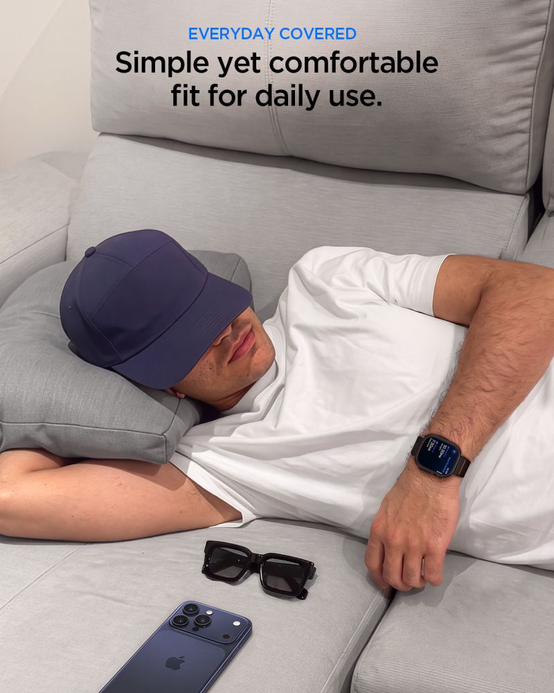 Spigen Thin Fit case + Spigen Lite Fit Ultra band set for Apple Watch Ultra (49 mm) - matte black_7