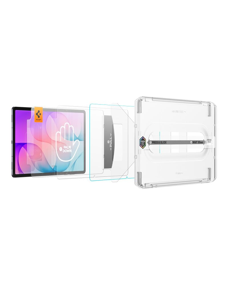 Spigen Glas.tR EZ Fit Pro HD Tempered Glass for Samsung Galaxy Tab S12+ 12.6"_4