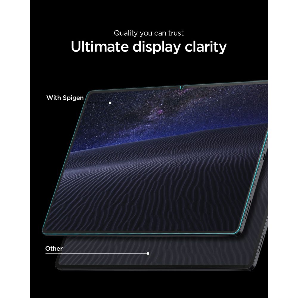 Spigen Glas.tR EZ Fit Pro HD Tempered Glass for Samsung Galaxy Tab S12+ 12.6"_5