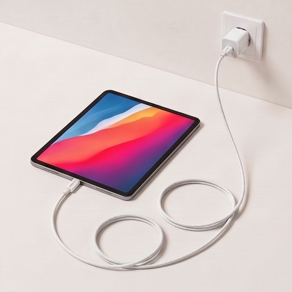 Tech-Protect Ultraboost Lite USB-C / USB-C 60W / 3A 300 cm Cable - white_4