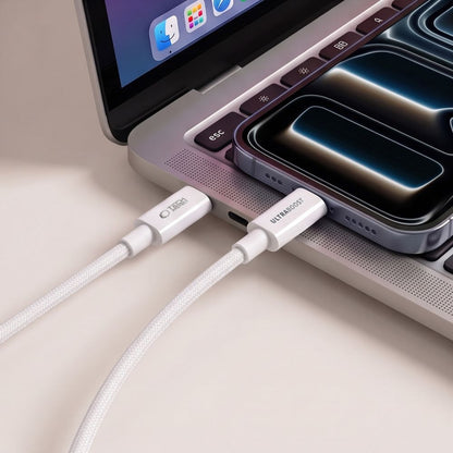 Tech-Protect Ultraboost Lite USB-C / USB-C 60W / 3A 300 cm Cable - white_5