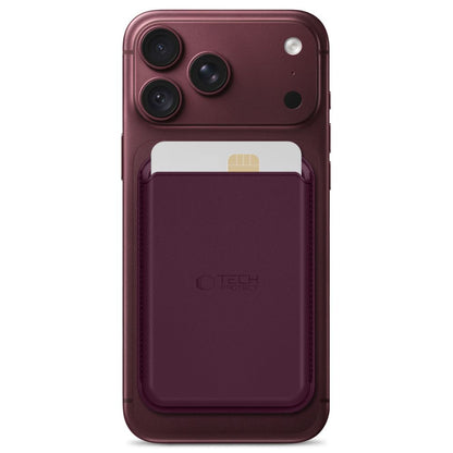 Tech-Protect CH01 MagWallet MagSafe Magnetic Wallet for phone - burgundy_1