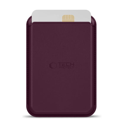 Tech-Protect CH01 MagWallet MagSafe Magnetic Wallet for phone - burgundy_2
