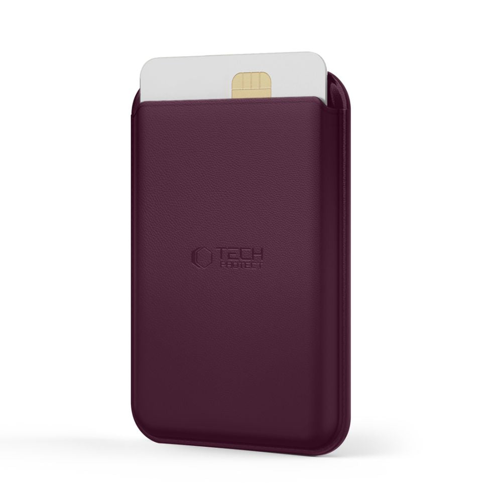 Tech-Protect CH01 MagWallet MagSafe Magnetic Wallet for phone - burgundy_3