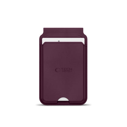 Tech-Protect MagWallet Stand MagSafe Magnetic Phone Wallet - Burgundy_3