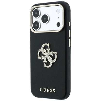 Etui Guess Smooth & Big Strass Logo & Strap do iPhone 18 Pro / 17 Pro czarny_2
