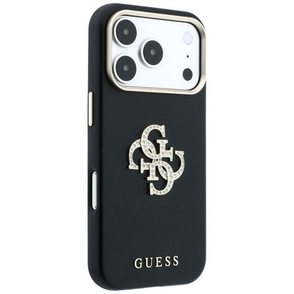 Etui Guess Smooth & Big Strass Logo & Strap do iPhone 18 Pro / 17 Pro czarny_4