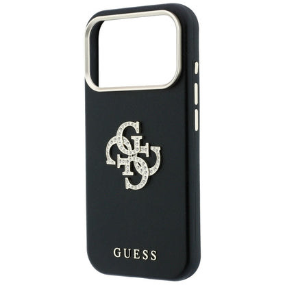Etui Guess Smooth & Big Strass Logo & Strap do iPhone 18 Pro Max / 17 Pro Max czarny_5