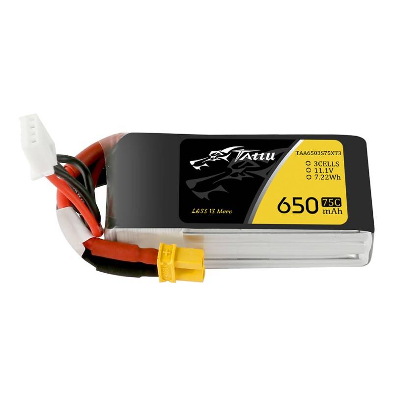 Battery Tattu 650mAh 11,1V 75C 3S1P_0