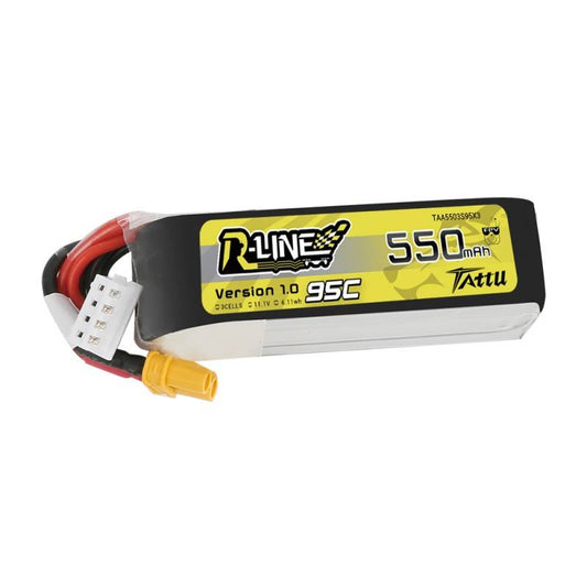 Battery Tattu R-Line 550mAh 11.1V 95C 3S1P XT30_0